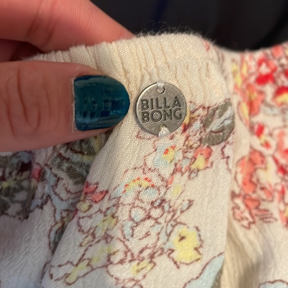 BILLABONG Mi Amore Floral Off The Shoulder Top - Picture 8 of 9